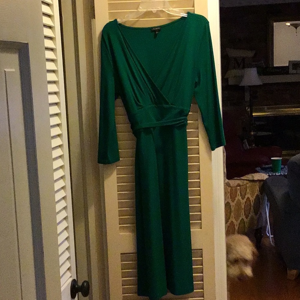 Beautiful green dress by Talbots